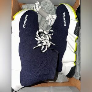 Balenciaga Navy Runner “Sock Fit”